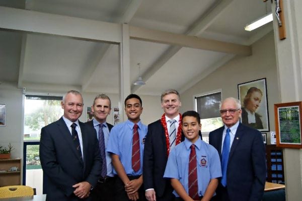 New Zealand PM visits De La Salle College,Mangere East