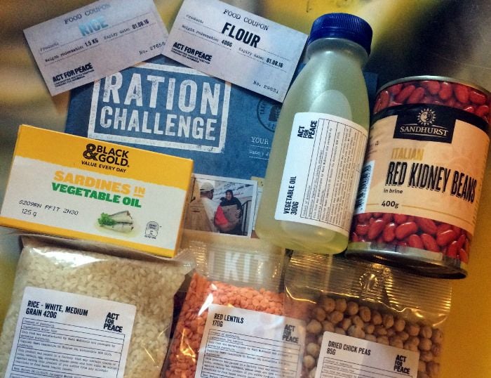 Image result for ration challenge