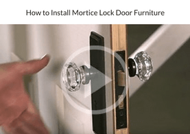 How to Install Mortice Lock Door Furniture