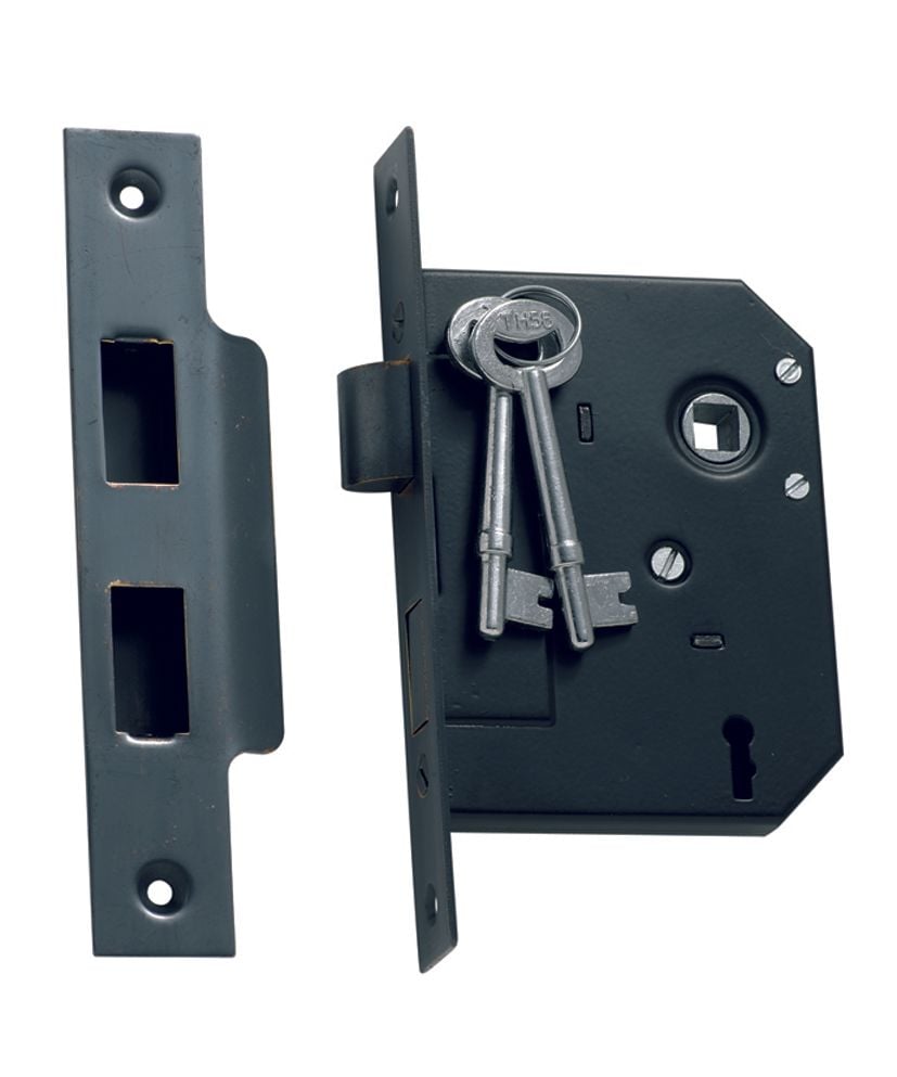 3 Lever Mortice Lock Antique Copper1141