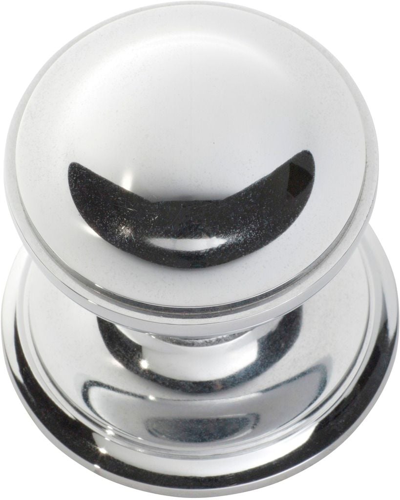 Centre Door Knob Chrome1308