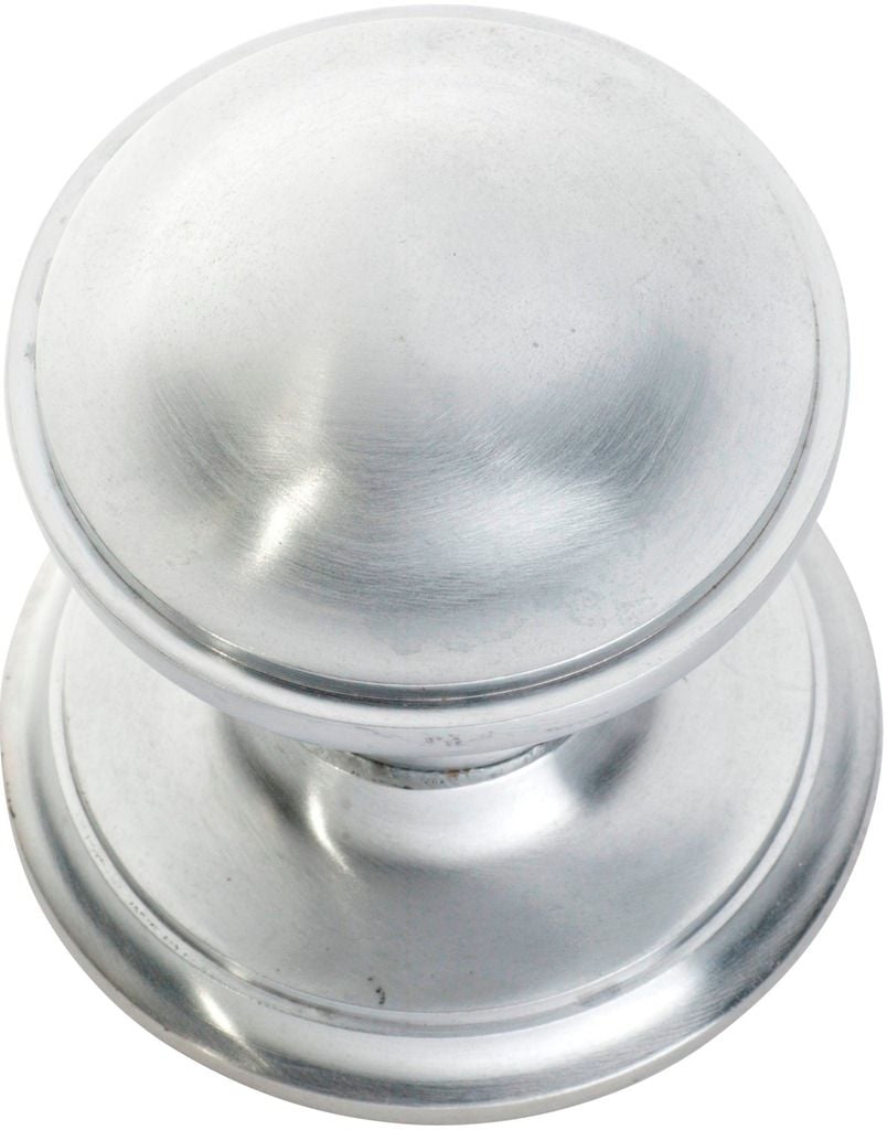 Centre Door Knob Satin Chrome1309