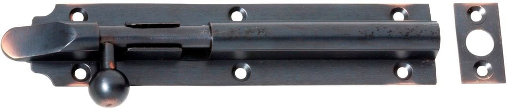 Barrel Bolt - Long Throw (30mm) Antique Copper1414