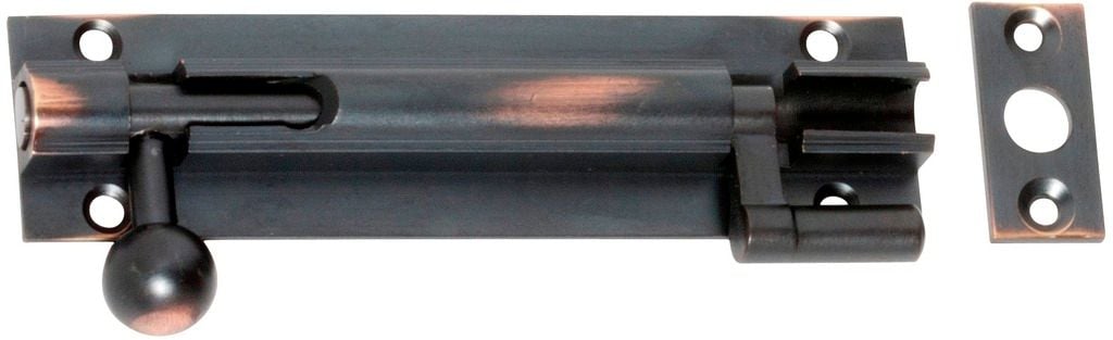 Barrel Bolt - Offset Antique Copper1427