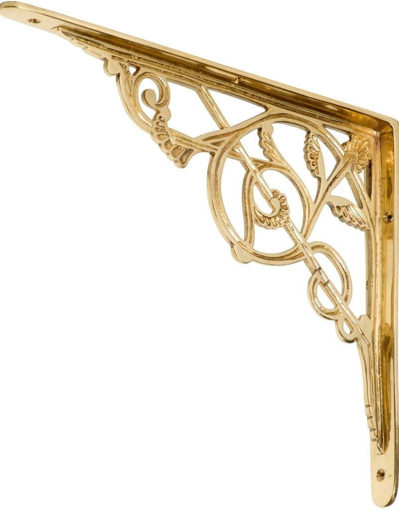 Shelf Bracket Brass Polished Brass1530