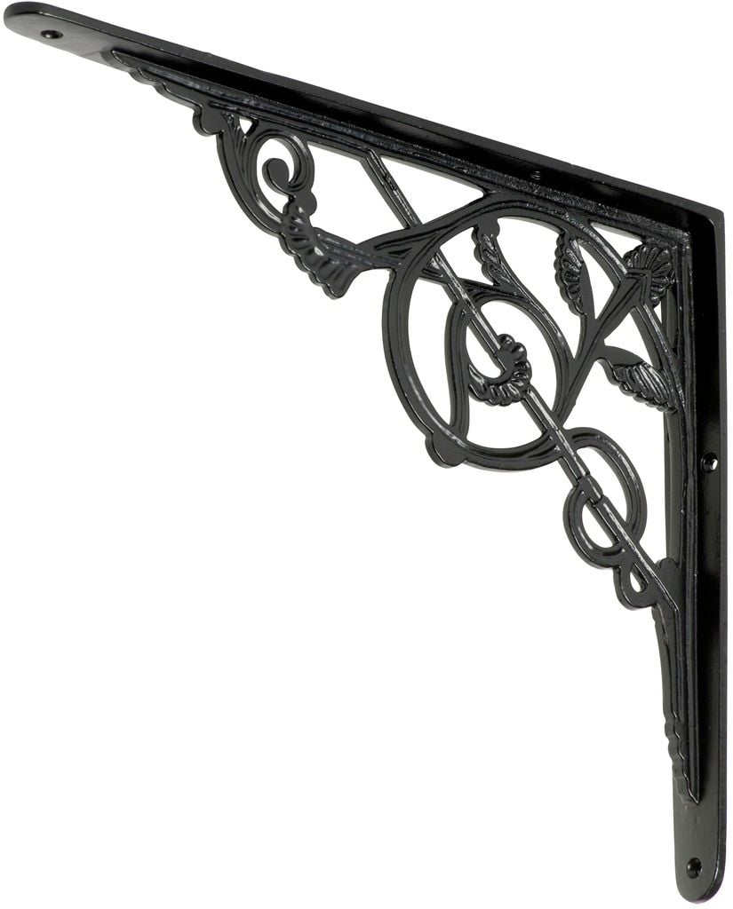 Bracket Cast Iron Matt Black1531