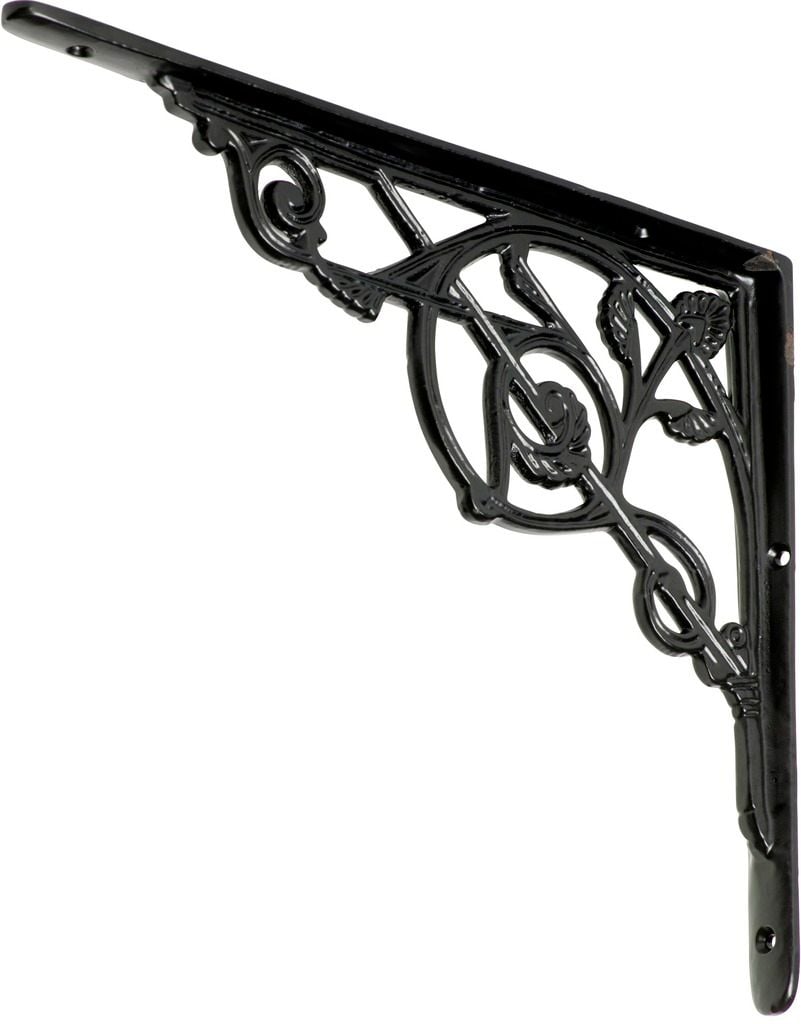Bracket Cast Iron Matt Black1534