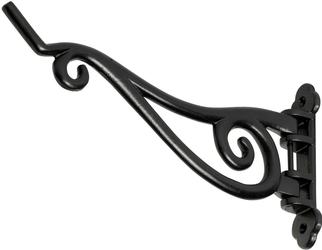 Planter Hook Cast Iron Matt Black1539