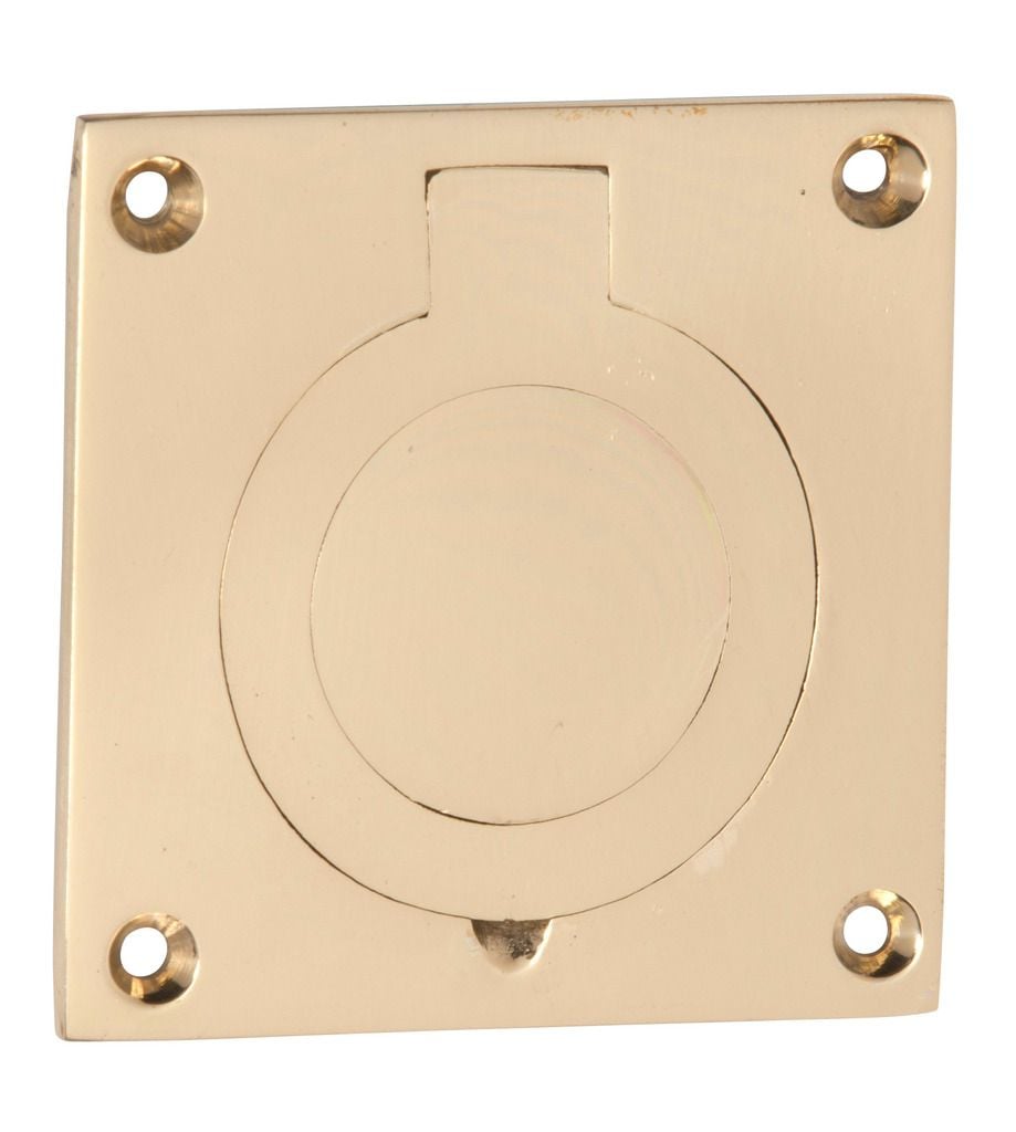 Cellar Door Pull Polished Brass1580