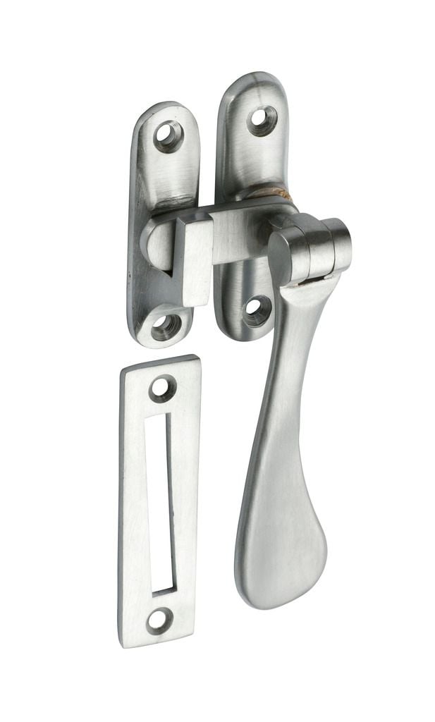 Casement Fastener - Dished Satin Chrome1744