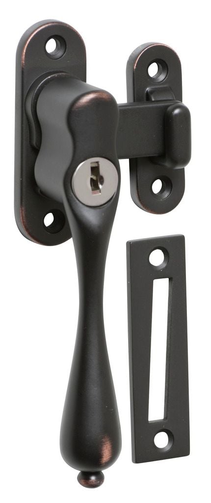 Casement Fastener - Key Operated Left Hand Antique Copper1774