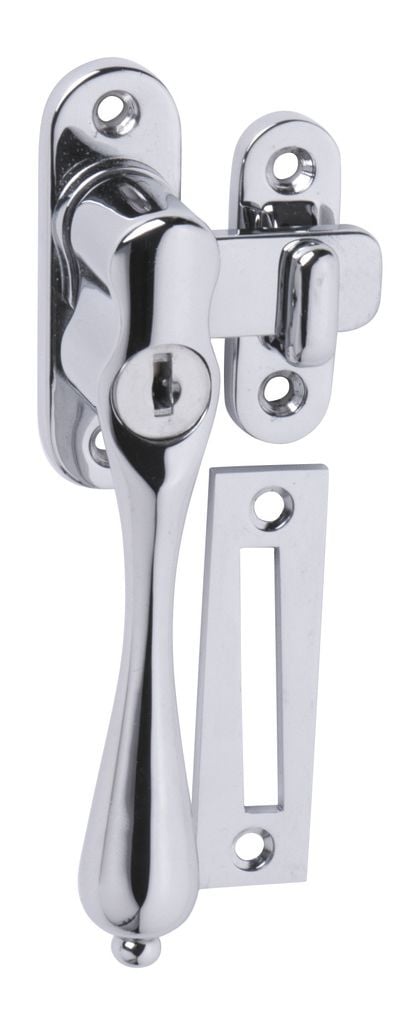 Casement Fastener - Key Operated Left Hand Chrome1776