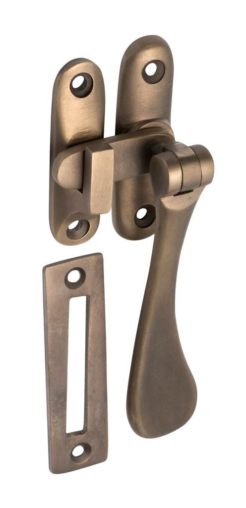 Casement Fastener - Dished Antique Brass2278