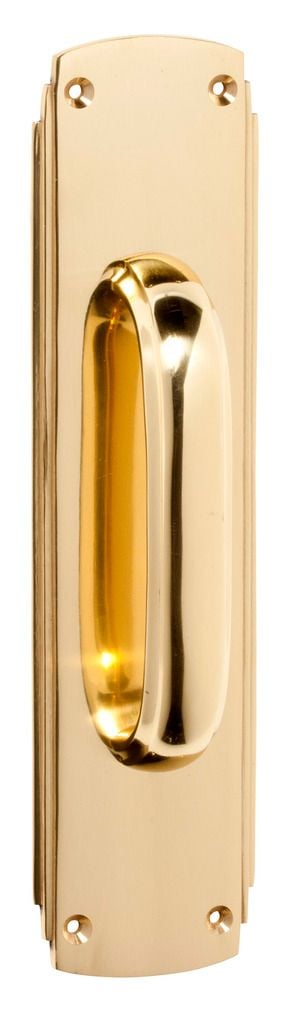 Deco Pull Handle Polished Brass2900