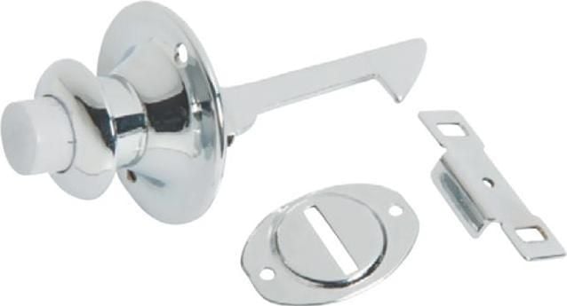 Deco Press Button Catch Chrome3103