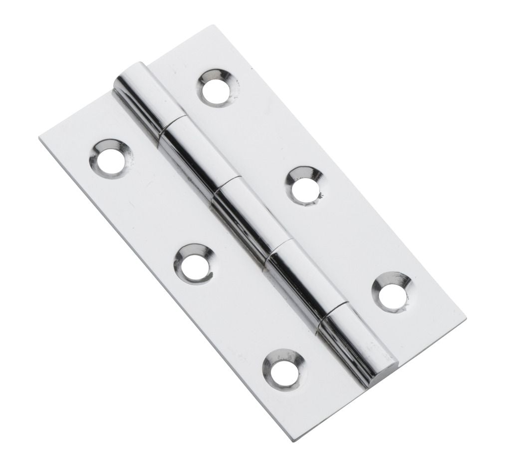 Hinge - Fixed Pin Chrome 63mm x 35mm3113