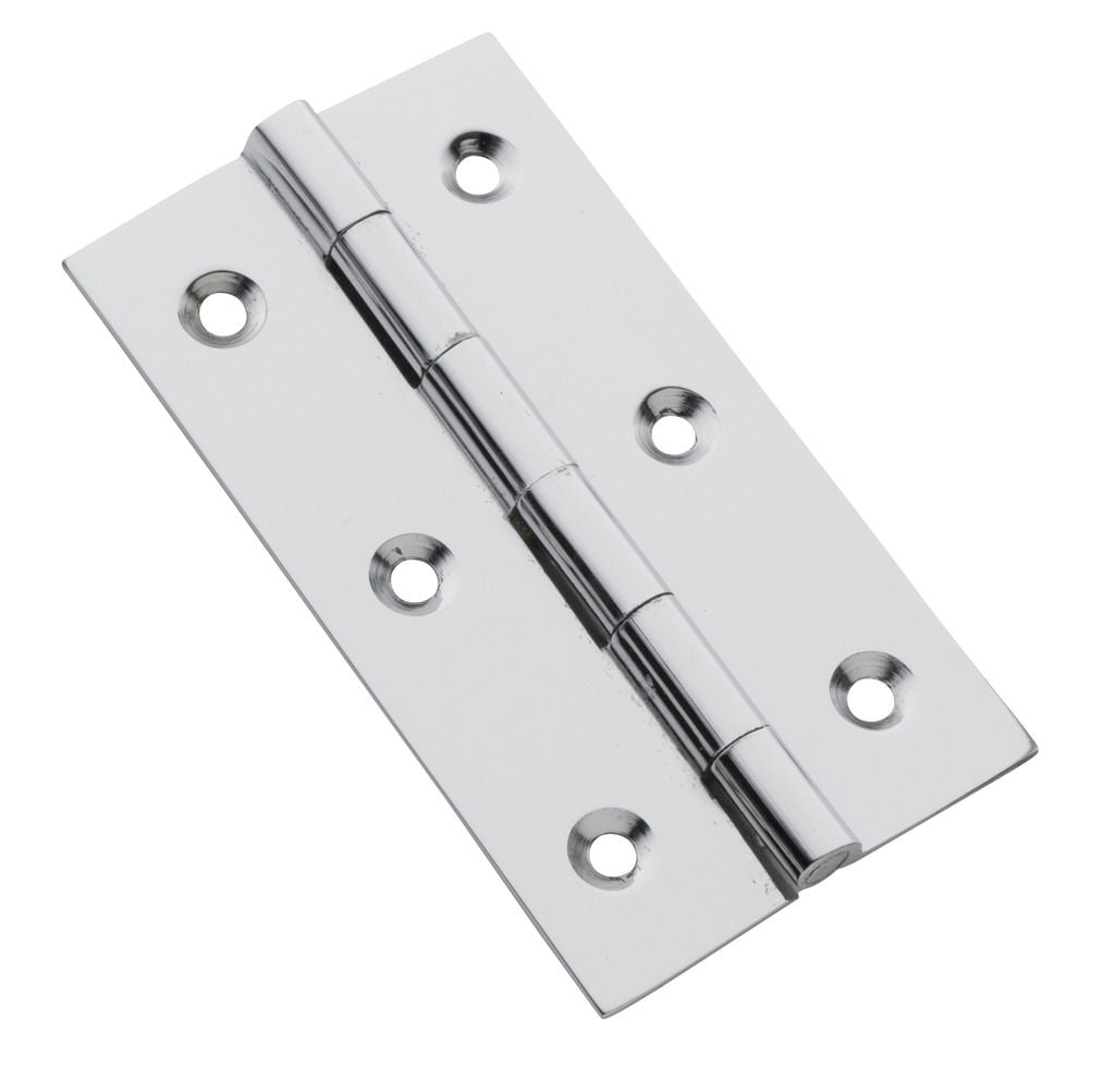 Hinge - Fixed Pin Chrome 76mm x 41mm3114