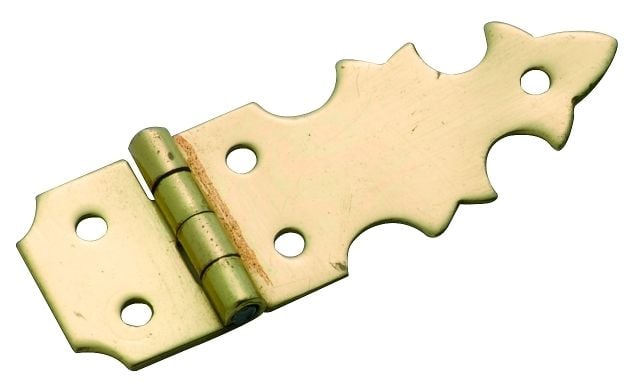 Box Hinge (Pair) Polished Brass3723