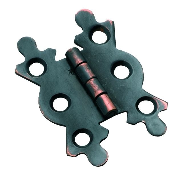 Fancy Hinge Antique Copper 29mm x 41mm3775