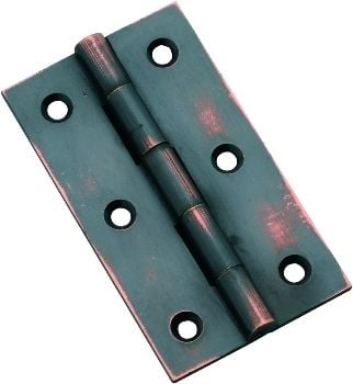 Hinge - Fixed Pin Antique Copper 63mm x 35mm3793