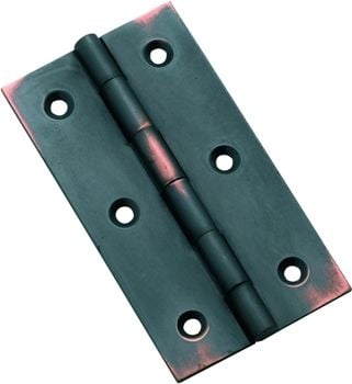 Hinge - Fixed Pin Antique Copper 76mm x 41mm3794