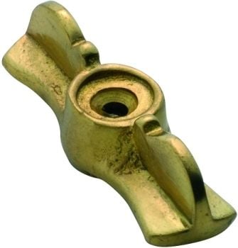 Butterfly Catch Polished Brass3810