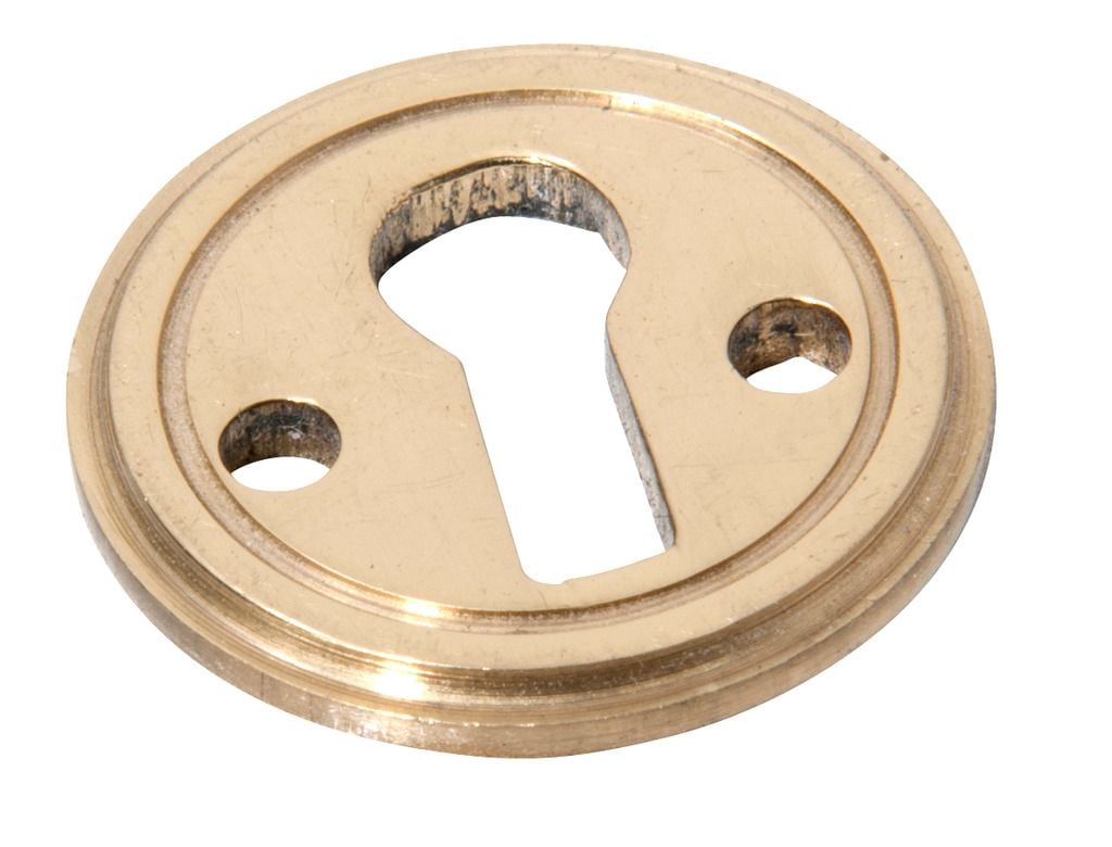 Round Escutcheon Polished Brass3818