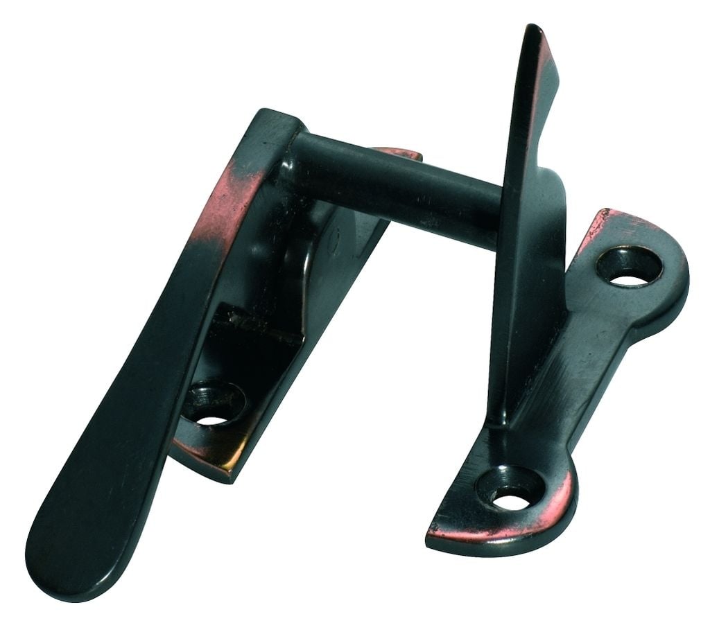 Ice Box Catch Left Hand Antique Copper3825