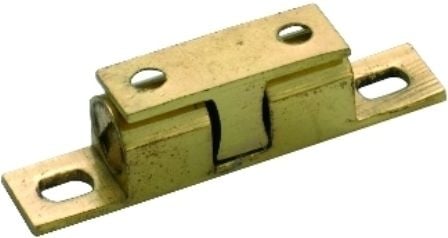 Double Ball Catch Polished Brass 42mm3835