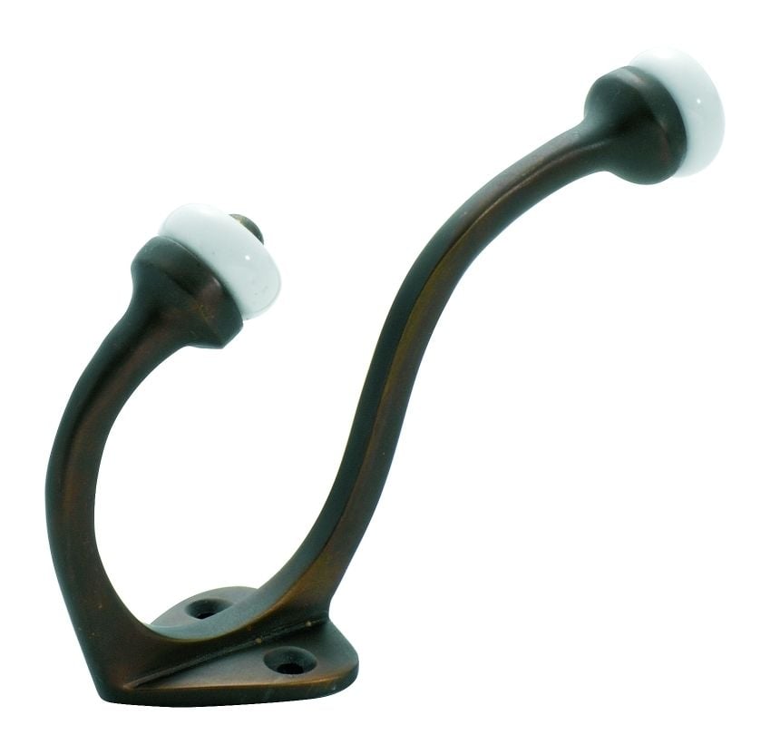 Hat & Coat Hook Antique Brass3972