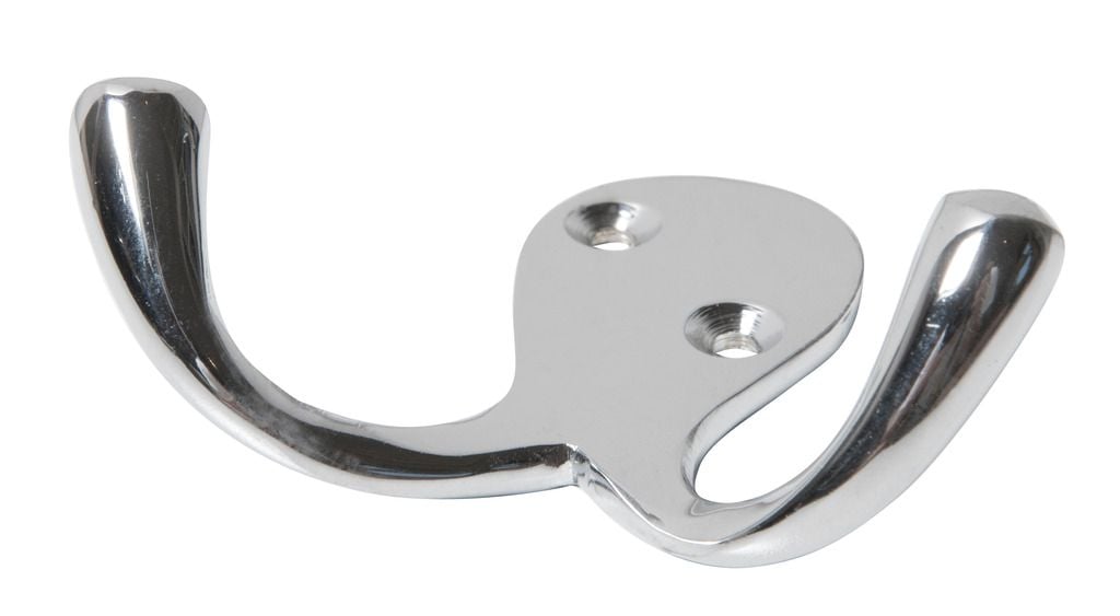 Double Robe Hook Chrome4042