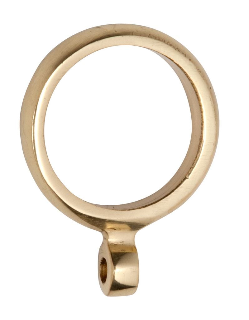 Curtain Ring - 25mm (Internal) Polished Brass4630