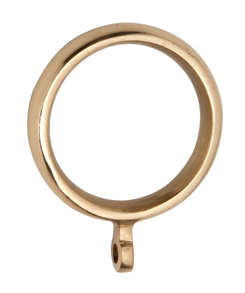 Curtain Ring - 32mm (Internal) Polished Brass4631