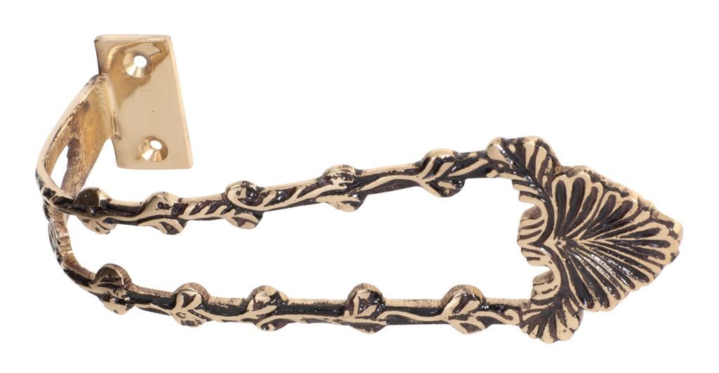 Curtain Sweep Polished Brass4641