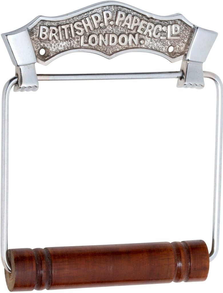 British Toilet Roll Holder Chrome4867