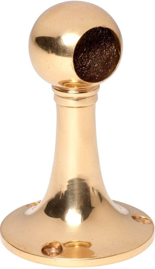 Towel Rail Pillar (Pair) Polished Brass - Electrophoretic4870