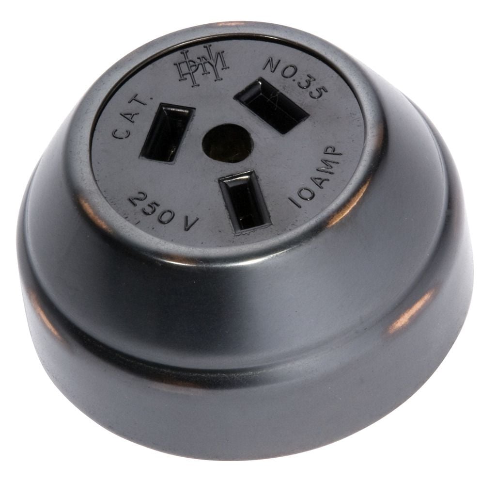 Federation Socket Antique Copper/Black5477