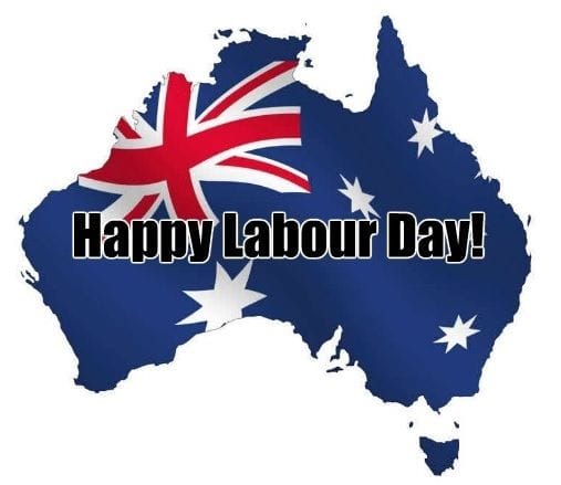 Labour Day Public Holiday - Monday 1 October