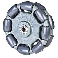 Rotacaster 125mm double omni-directional wheels