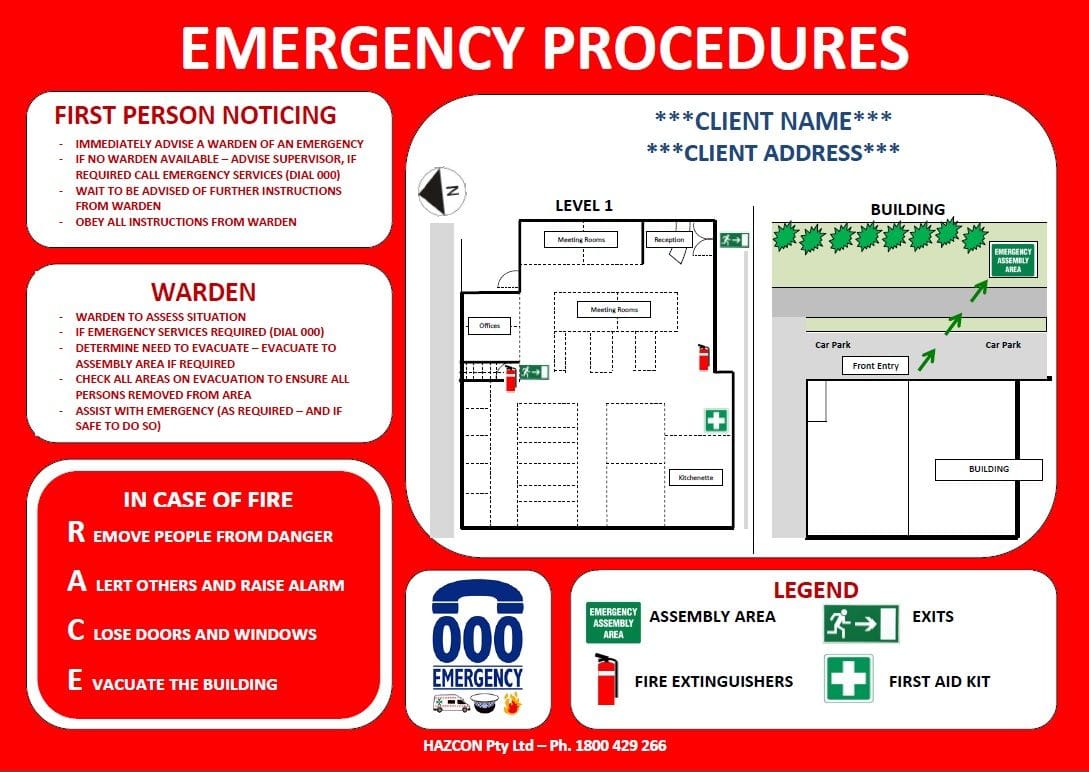 construction-site-emergency-plan-template