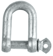 D Shackle 6mm Gal