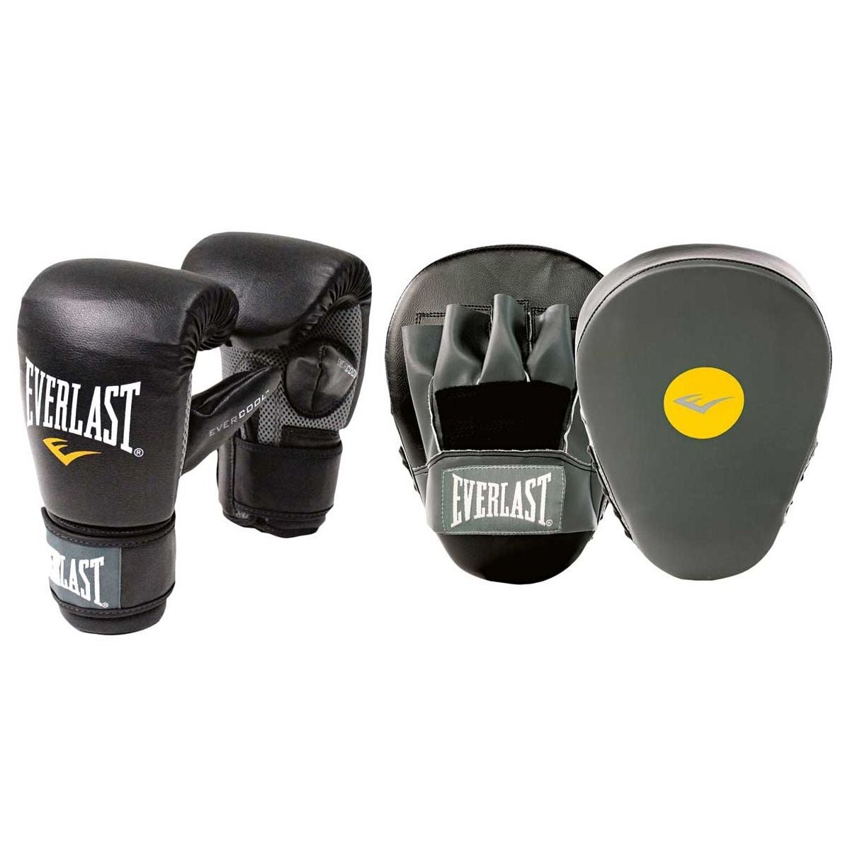 Everlast Glove Mitt Combo Set - Black