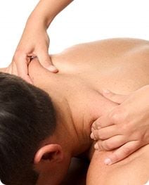 male getting a body massage Salon Secrets