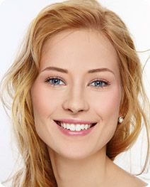 Girl smiling, skin needling IPL Hair Removal Salon Secrets