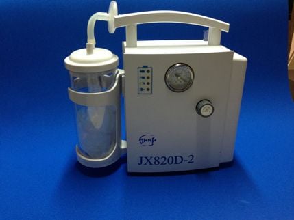 JX820-D2 Suction Unit, Portable. Mains or Battery