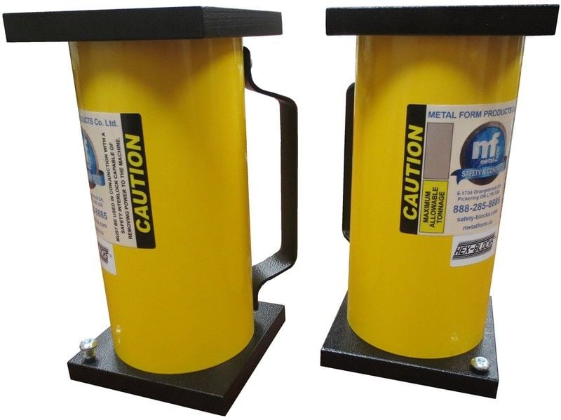 Machine Safety Block Example Safety Ram Blocks | Metal Form Products Co Ltd.