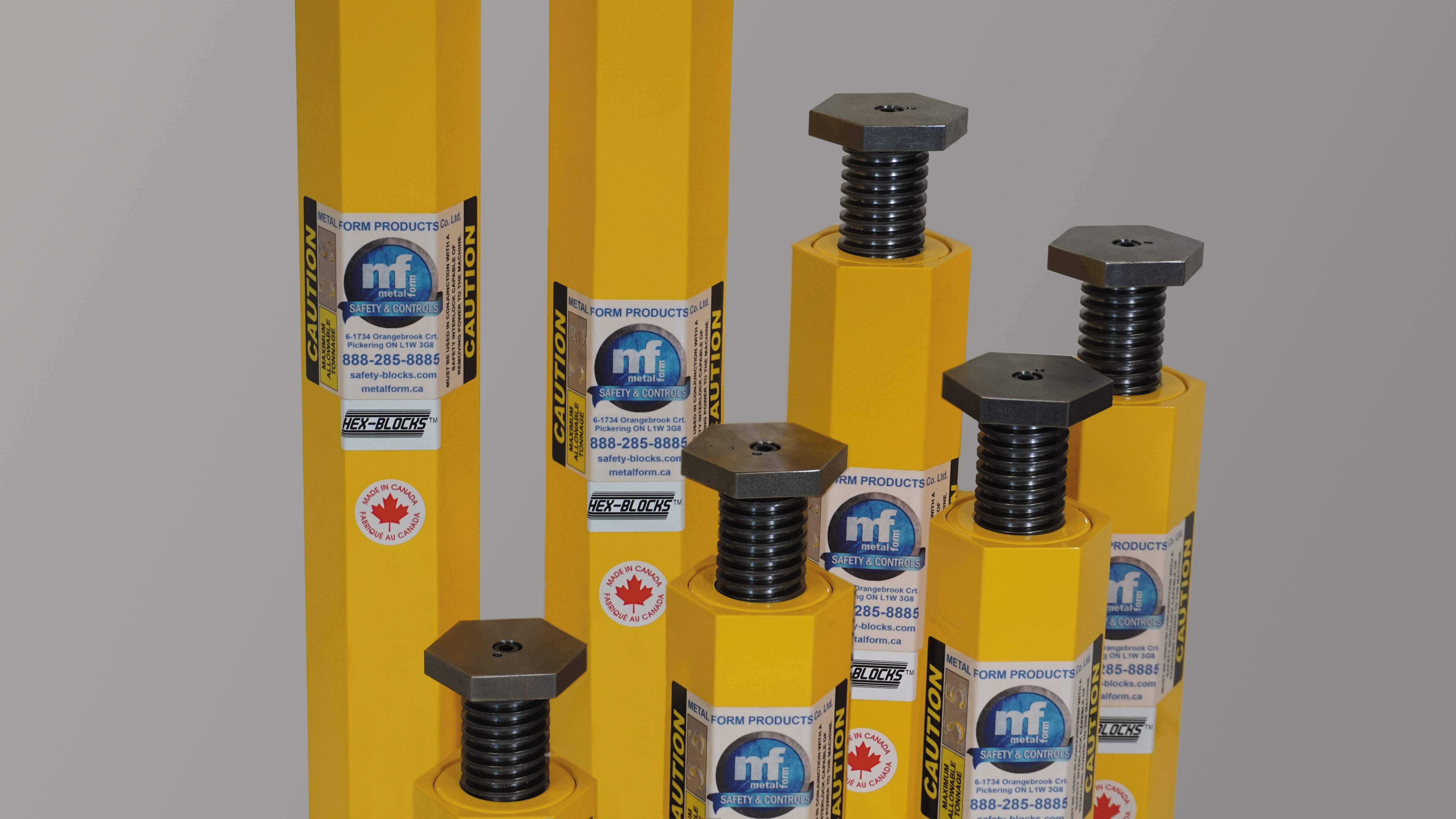 Safety Blocks Safety Ram Blocks Metal Form