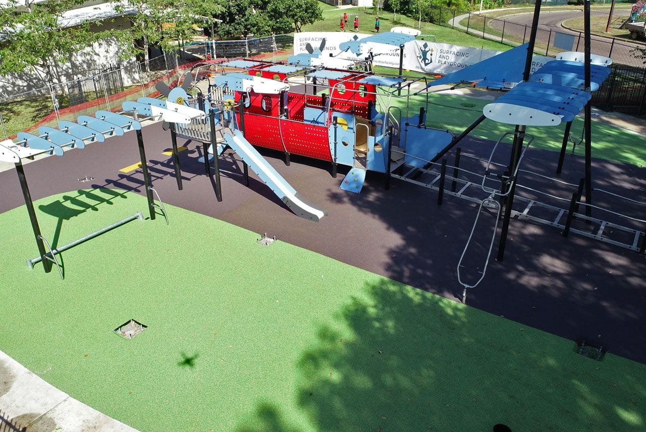 Nemarluk School Playground by NT Sports and Playground Surfacing