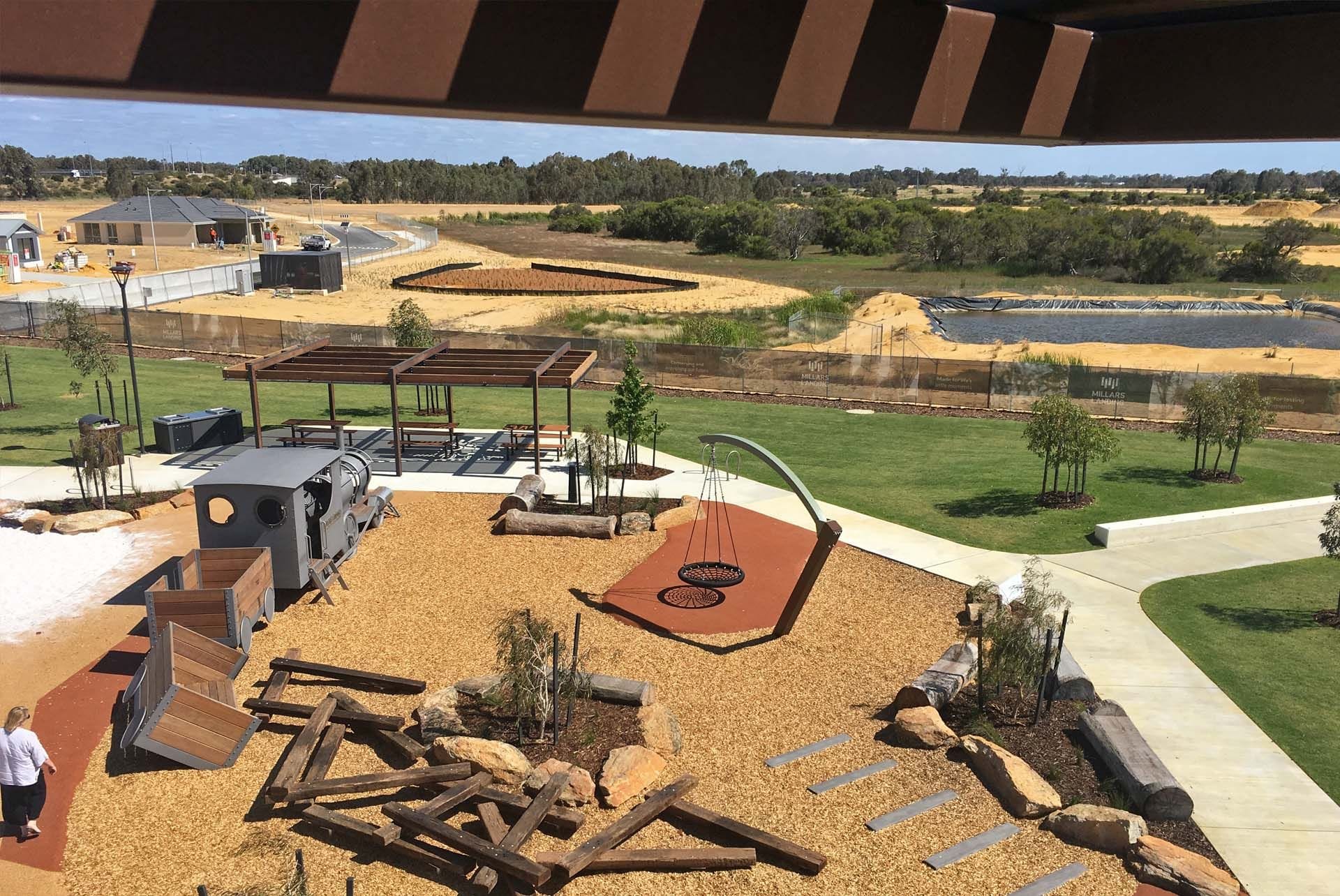 Millars Landing by Perth Playground and Rubber