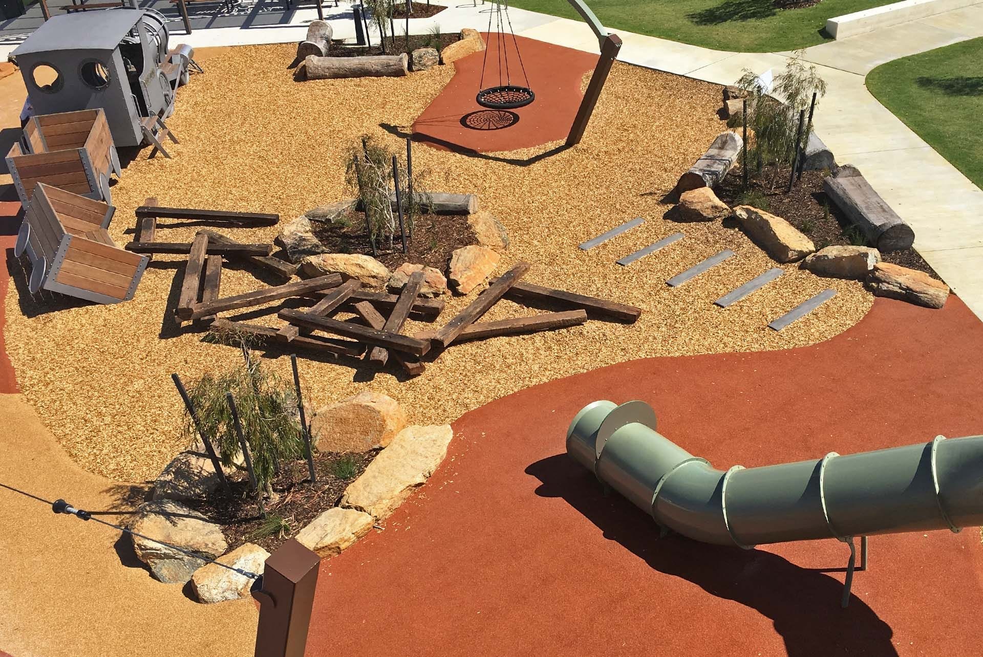 Millars Landing by Perth Playground and Rubber